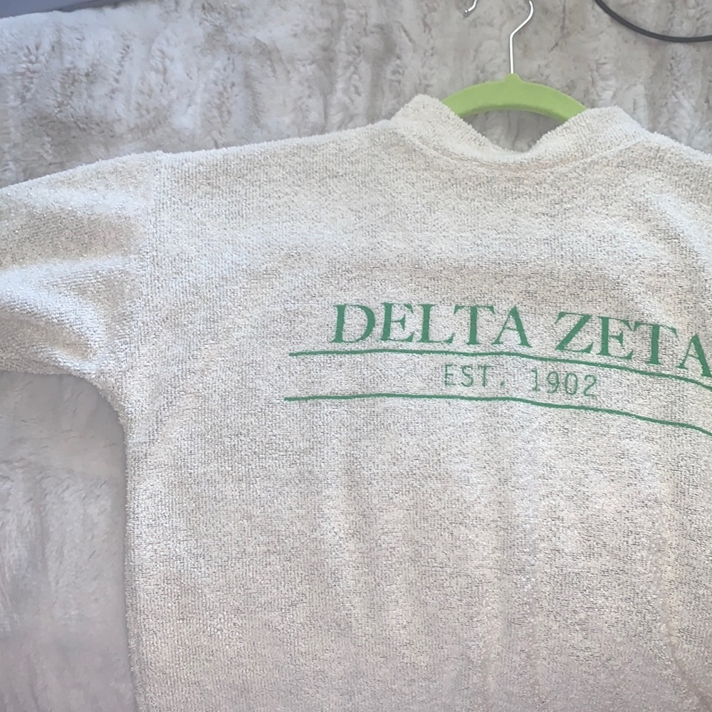 Delta zeta crew neck sweatshirt